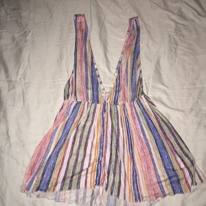 Striped Flowy Tank